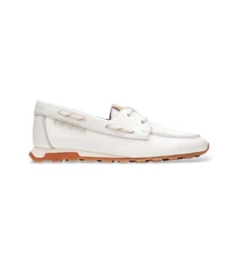 Hispanitas pour femme. HV264603 Baskets Zinnia blanc cassé (38), Cuir, Plat, Aucun, Casuel, Classique